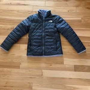 Girls North Face Reversible Jacket